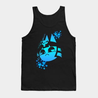 Cute Cat - Blue Tank Top